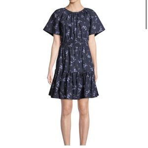 Rebecca Taylor Francine Floral Poplin Dress NWT
